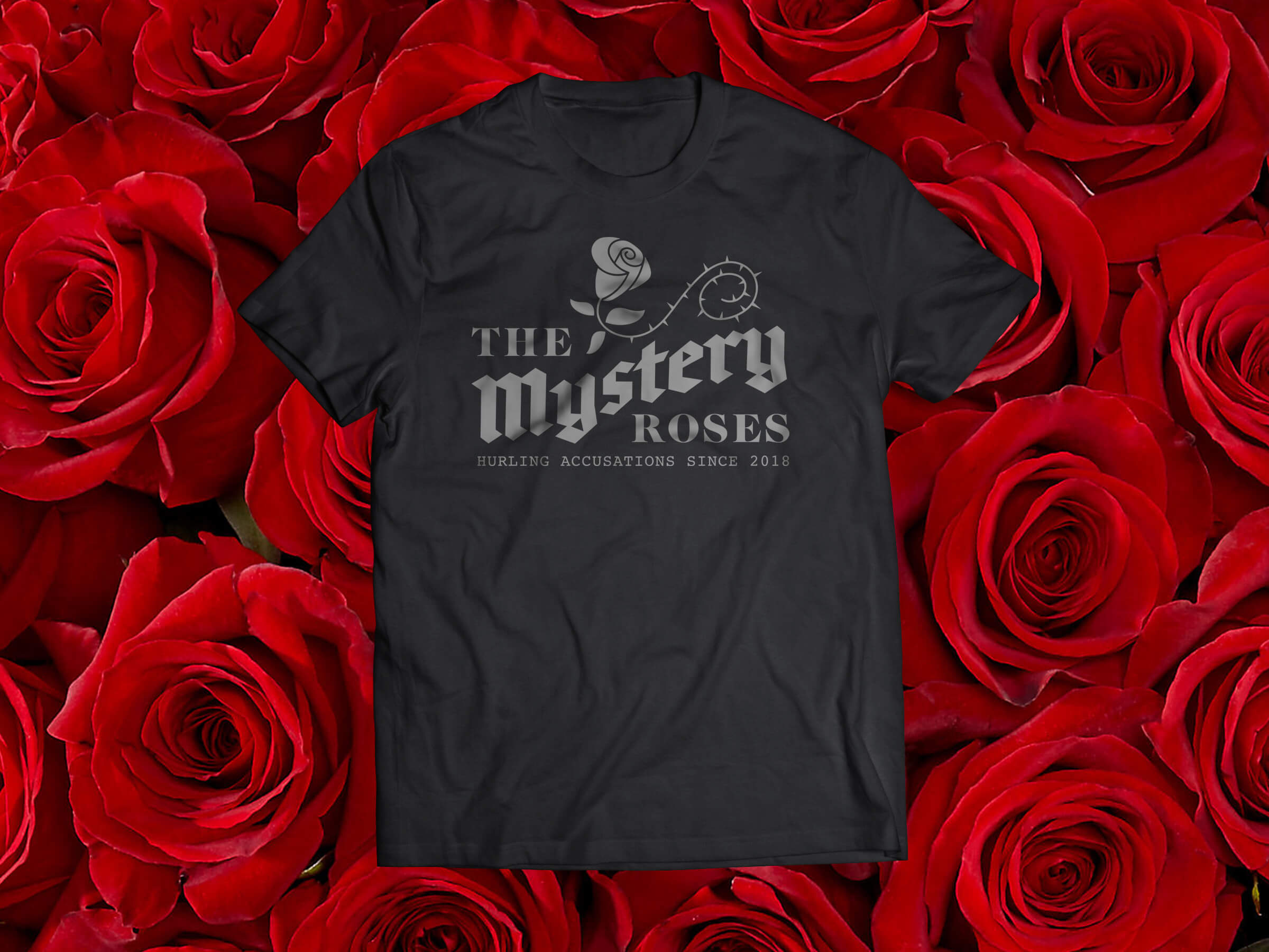 roses softball team tshirt design