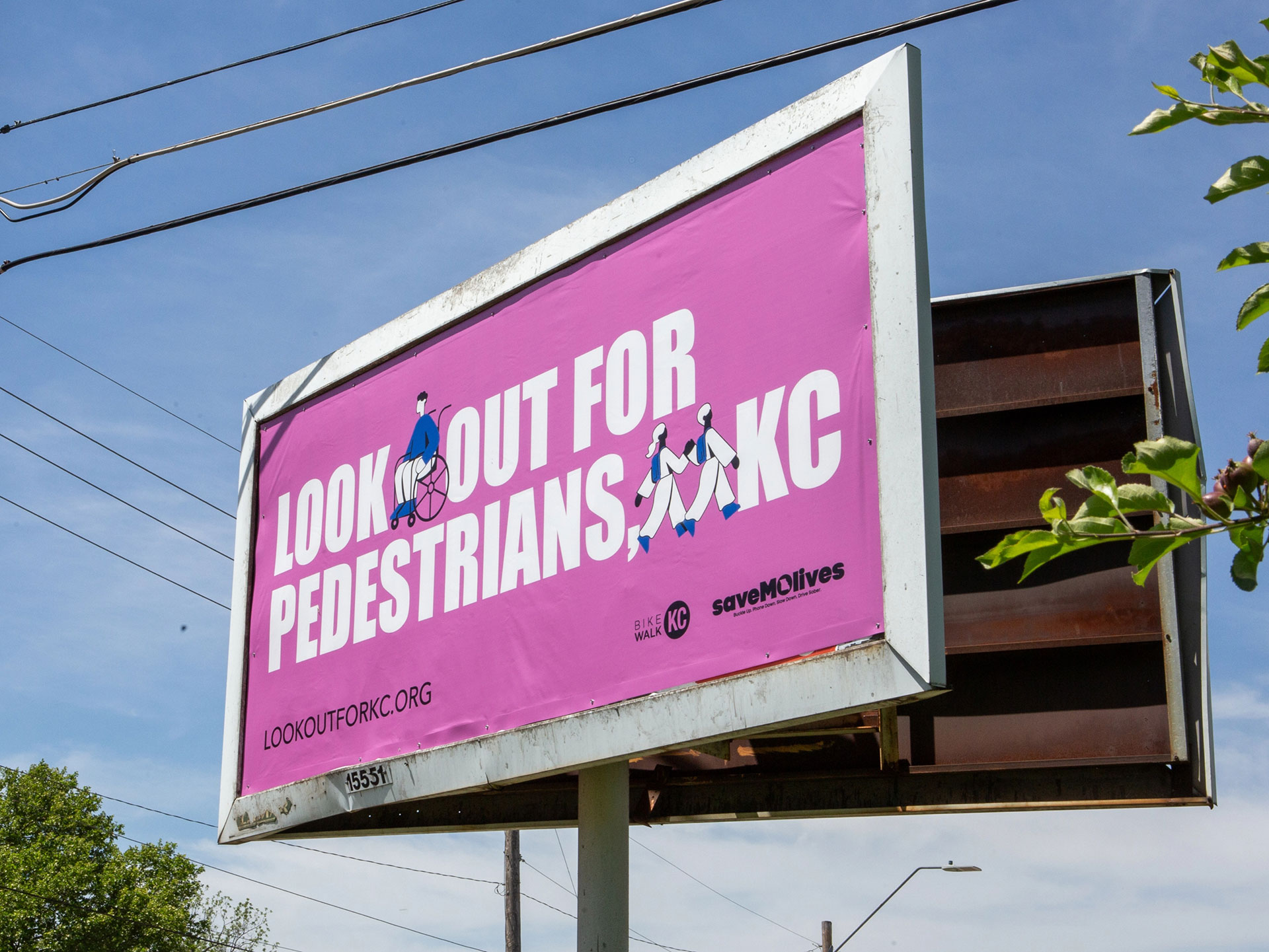 Billboard reading 