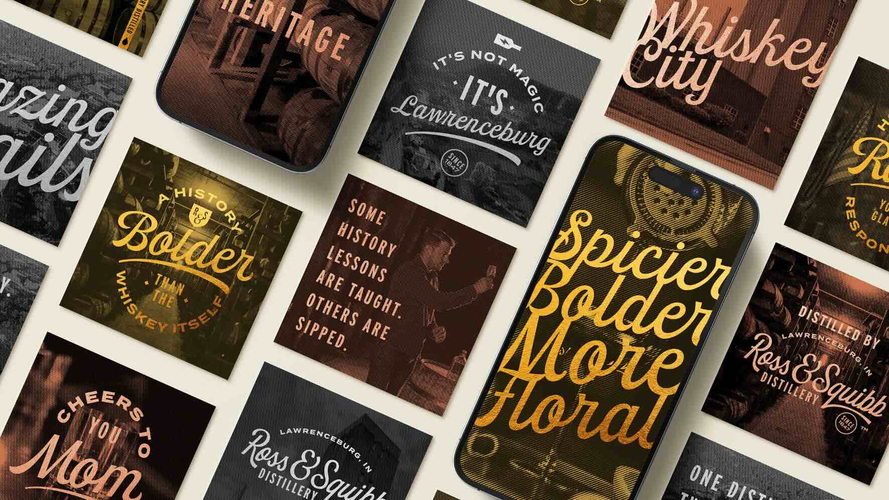 Ross & Squibb social posts