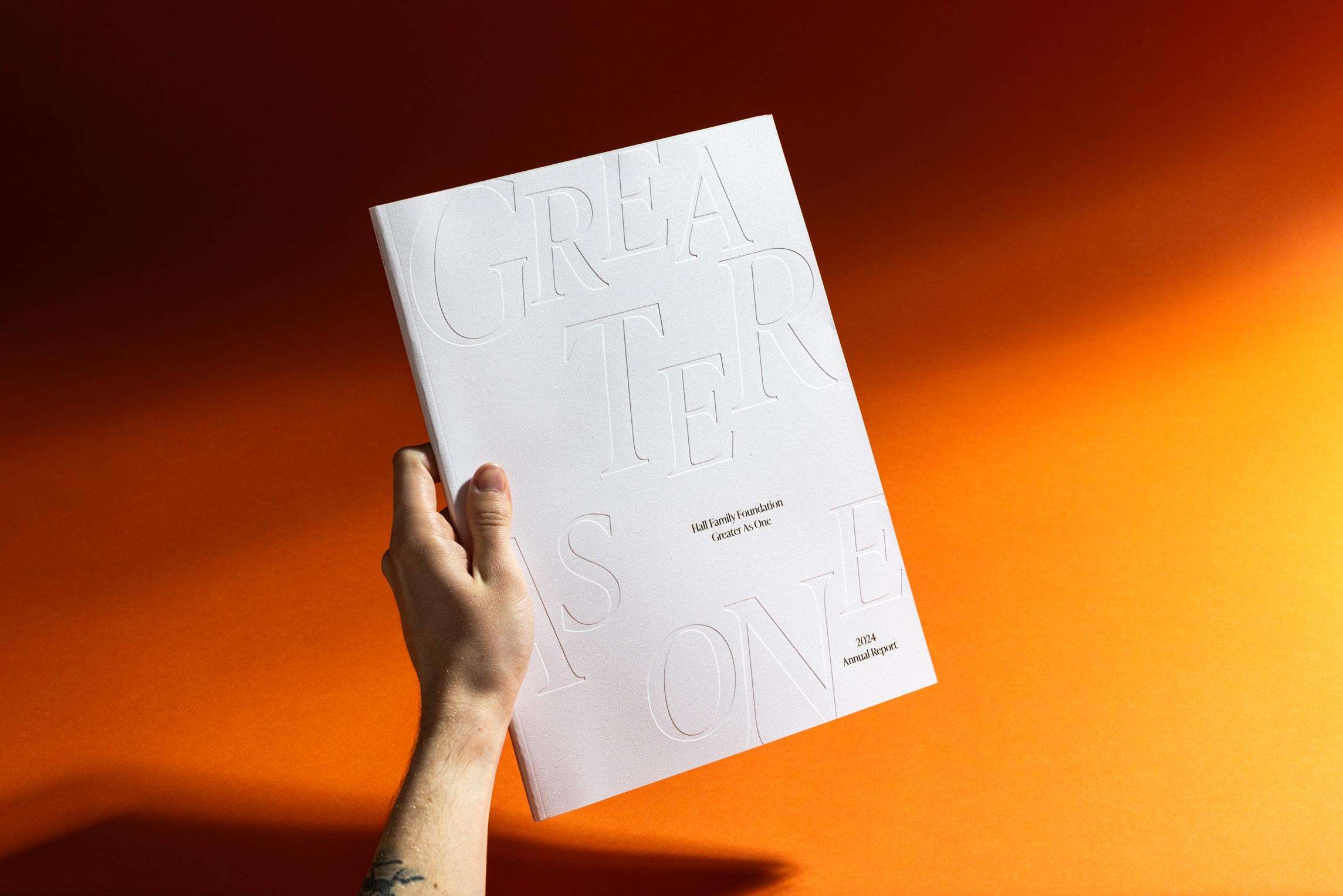 Hall Family Foundation 2024 Annual Report Cover